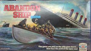 Witness your witty love of chaos and destruction sinking 2d ships and everything else on board! Abandon Ship Aka The Sinking Of The Titanic Board Game Unboxing Youtube