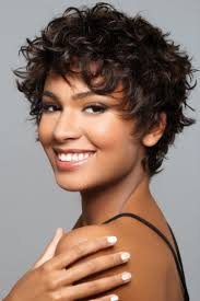 Short haircuts for curly hair and round face women with faces that are round and small should think about this particular haircut. Natural Short Curly Hairstyles For Round Face Short Curly Hairstyles For Women Haircuts For Curly Hair Curly Hair Styles