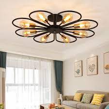 We focus on everything from silverware to picture frames to furniture, and forget about the area just above our heads. Vintage Industrial Rustic Flush Mount Ceiling Light Metal Lamp Fixture American Style Village Style Creative Retro Light Lamps Ceiling Lights Aliexpress