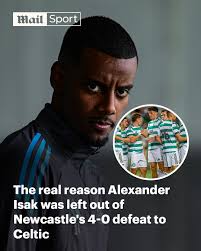 Newcastle's talismanic striker was nowhere to be seen during their crushing  loss to Celtic 👀 Read more: https://trib.al/8jOO5NH #Isak #Newcastle  #Celtic #NUFC