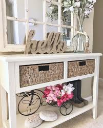 Entryway Spring Decor Kirkland S Entryway Table And Decor Hobby Lobby Decor Farmhouse Decor Spring Living Room Decor Hobby Lobby Decor Kirkland Home Decor