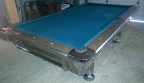 Vintage early 1970's fischer pool table. Used 8 Fisher Commercial Pool Table For Sale