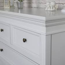Low long chest of drawers. Large White Chest Of Drawers Daventry White Range
