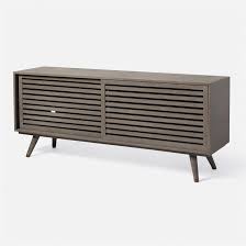 Adali Large Cabinet Seal Faux Raffia Large Cabinet Mid Century Modern Furniture Adjustable Shelving