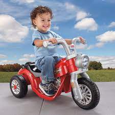 Have To Have It Fisher Price Power Wheels Lil Harley Motorcycle Battery Powered Riding Toy 103 99 Hayneedle Power Wheels Ride On Toys Harley Baby