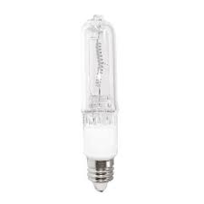 5 50w 50 Watt Jd E11 T4 Mini Candelabra Halogen Light Bulb Clear Dimmable Anyray Brand