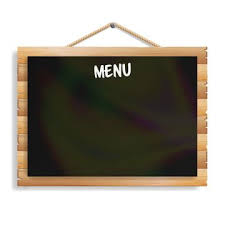 Over 200 angles available for each 3d object, rotate and download. Menu Board Cafe Or Restaurant Menu Bulletin Black Board Isolated On White Background Realistic Black Signboard Menu Board Menu Restaurant Menu Design Template