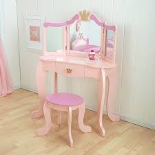 Princess Vanity Set With Mirror Bedroom Vanity Set Kids Vanity Girls Bedroom Furniture
