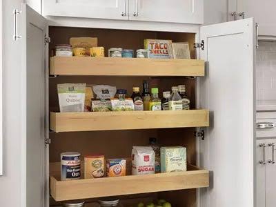 How to Use Cabinet Pull-Out Storage to Organize Your Kitchen