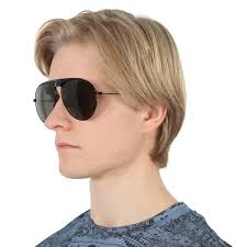 NEW GUCCI GG0908S 004 AVIATOR MEN BLACK SUNGLASSES GUCCI