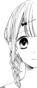 Black And White Manga Characters The Wavy Look To This Black And White Female Character S Eyes Is Unique However I Like Her Hairstyle Best With Images Manga Girl Drawing Anime Sketch Manga Drawing