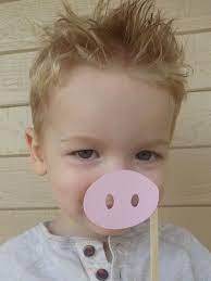 Nariz De Cerdo En Un Palo Conjunto De 12 Por Whimzycreations Peppa Pig Birthday Party Peppa Pig Birthday Pig Birthday Party