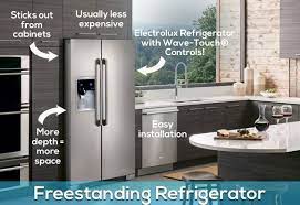 We will take you through these price ranges to help you make an informed pick. Freestanding Vs Built In Refrigerators What S The Difference Atherton Appliance Kitchens Redwood City Ca