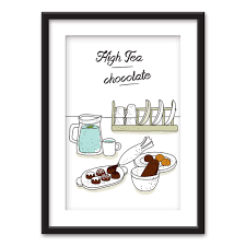 wall26 framed wall art tea