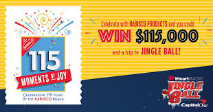 Nabisco Is Celebrating Its 115th Anniversary With 115 Moments Of Joy Join The Celebration And You Could Win 115 000 Or B Sweepstakes Nabisco Nabisco Recipes