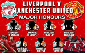 Manchester united and liverpool have played 35 matches in all competitions: Manchester United V Liverpool In Trophies Which Club Has Manutd V Li Liverpool Vs Manchester United Liverpool Premier League Manchester United Premier League