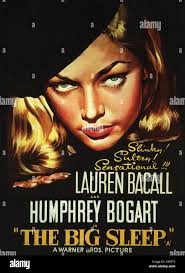 THE BIG SLEEP poster for 1946 Warner film starring Lauren Bacall and  Humphrey Bogart Stock Photo - Alamy