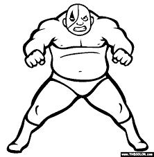 Set off fireworks to wish amer. Pro Wrestling Online Coloring Pages
