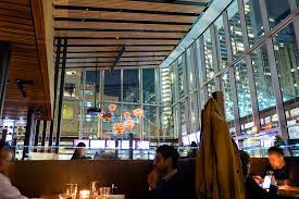This restaurant in a beautiful building with vaulted, glass walls and a central location. Cactus Club Cafe Bentall 5 Dinner In Vancouver Review