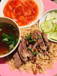 Memang 'power' kalau dimakan bersama sambal air asam. Nasi Daging Air Asam Temerloh Home Facebook