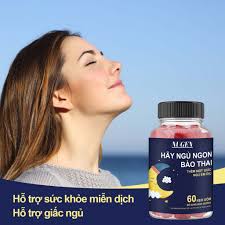 NUGEN Good Sleep Gummies Melatonin giúp cải thiện chất lượng giấc ngủ, dễ  đi vào giấc ngủ, giảm stress hộp 60 viên