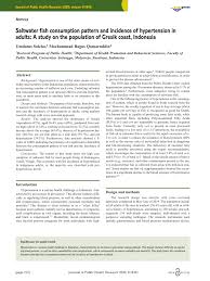 Psikotesnya lumayan bgt, soalnya sekitar 160an. Pdf Saltwater Fish Consumption Pattern And Incidence Of Hypertension In Adults A Study On The Population Of Gresik Coast Indonesia
