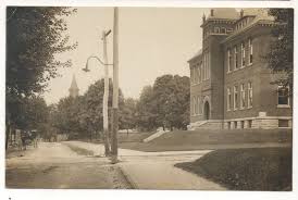 Corner Of Locust Street And High Street Showing The Simpson Street School Mechanicsburg Pa Dated On The Back 1908 Real Pho Photo Postcards Real Photos Photo