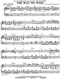 Find your perfect arrangement and access a variety of transpositions so you can print and play instantly, anywhere. The Way We Were Barbra Streisand Free Piano Sheet Music Pdf