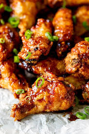 Sticky And Crispy Asian Chicken Wings Chicken Wing Recipes Sticky Chicken Recipe Chicken Drumstick Recipes