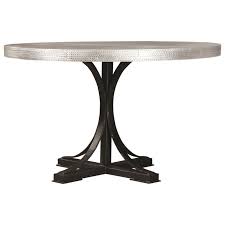 Scott Living Rochelle Industrial Dining Table With Metal Top Coaster Fine Furniture Coaster Fine Furniture Zinc Dining Tables Coaster Furniture
