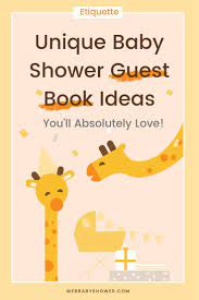Need Some Ideas When It Comes To Baby Shower Guest Book Here Are 5 Unique Baby Shower Guest Baby Shower Guest Book Baby Shower Guest Online Baby Shower Games