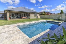 A Compass Pools Vogue 8 2m Install In Evolution From The Bi Luminite Range Of Colours Pool Pool Colors Pool Paving