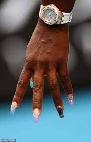 With this defeat, williams' quest for a 24th grand slam title ended with her earliest loss at the australian open since 2006. Serena Williams Flaunts Koala Manicure On First Day Of Australian Open Daily Mail Online