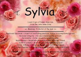 Sylvia Means Names With Meaning Meant To Be Names