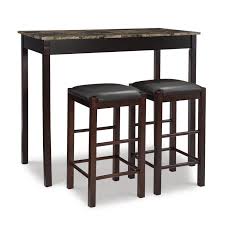 Winston Porter Gelinkaya 3 Piece Counter Height Dining Set Reviews Wayfair In 2020 Counter Height Dining Sets Linon Bar Table Sets