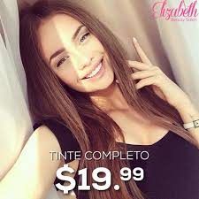 En Elizabeth Beauty Salon las sorpresas nunca faltan, disfruta de un  descuento exclusivo en color a $19.99 en todas nuestras sucursales.  Incluye: 🎀 Tinte completo 🎀 Tratamiento en el lavacabezas 🎀 Aplicación