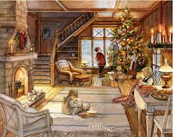 Romance Trisha Best Christmas Ever Canvas Jpg 775 617 Illustrazione Di Natale Arte Romantica Natale Antico