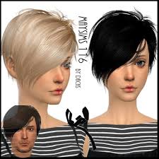 Image Result For Sims 4 Short Hair Sims Hair Short Hair Styles Bob Haircut With Bangs