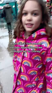Edie asked to go to disney after her gender therapy ️‍⚧️❤️ #sacconejolys  #disney