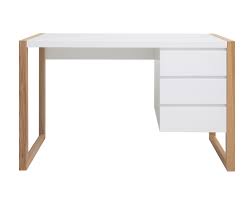 Möbelstücke als hingucker im büro in szene zu setzen, gelingt dir am einfachsten mit einem design schreibtisch. Design Schreibtisch 3 Schubladen Weiss Matt Armel Miliboo