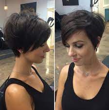 traumhafte braune haare check diese mischung an 10 flotten kurzhaarfrisuren fur frauen mit braunen haaren neue frisur frisuren haarschnitt kurz haarschnitt