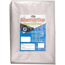Sigman 6 Ft X 10 Ft Silver Heavy Duty Tarp Home Depot Painters Tarp Rain Shelter
