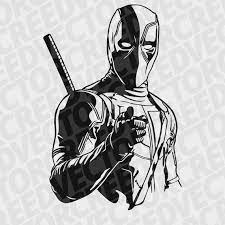 Deadpool Svg Deadpool Deadpool Stencil Marvel Svg Cricut Etsy Silhouette Svg Marvel Drawings Svg