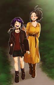 Momo and Jirou on a walk, colored by me : r/BokuNoHeroAcademia