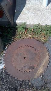 huge saw blades make great rustic clocks 35 00 rustic clock saw blades clock