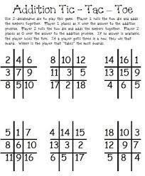 Choose from math games, tic tac toe, bingo, and more. Addition Tic Tac Toe Game Freebie Supplyme