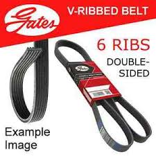 Details About New Gates Micro V Ribbed Belt 6 Ribs 1195mm Part No 6dpk1195 Double Sided