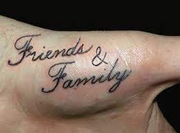 There are many ways to symbolize friendship. Kenny Schachter Art Friends And Family Tattoo