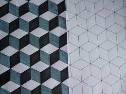 In a geometric sequence each term is found by multiplying the previous term by a constant. Diy Cube Pattern Art Cube Geometric Design Art Geometric Pattern Art