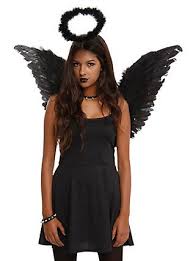 Black Angel Halloween Costume For Kids Black Angel Wings Kit Black Angel Costume Black Angel Wings Black Angels
